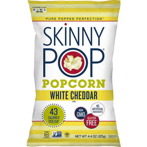 SkinnyPop White Cheddar Popcorn - 4.4 Ounce
