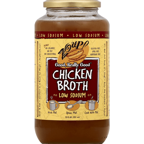 Zoup Low Sodium Chicken Broth - 31 Ounce