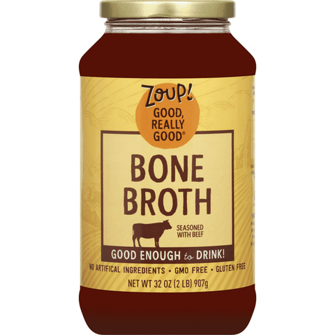 Zoup Bone Broth Seasoned with Beef - 31 Ounce