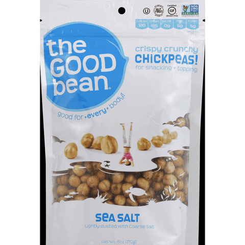 The Good Bean Sea Salt Roasted Chickpeas

 - 6 Ounce