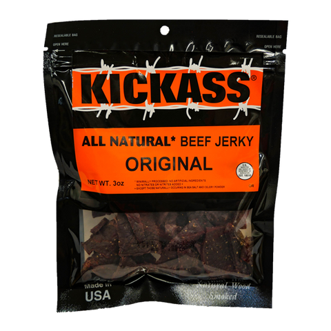 Kickass Original Flavor Premium Beef Jerky   - 3 Ounce
