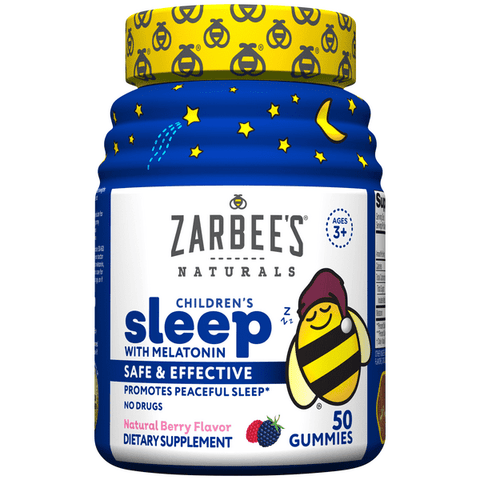 Zarbee's Naturals Children's Sleep with Melatonin Gummies, Natural Berry Flavor - 50 Each