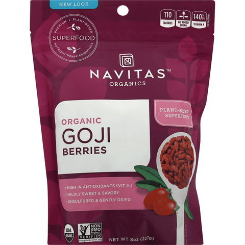 Navitas Goji Berries - 8 Ounce