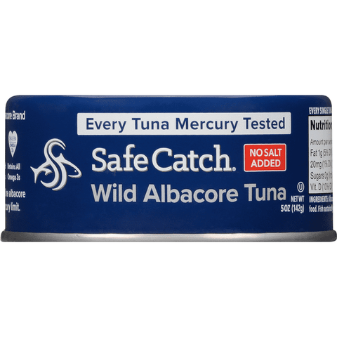 Safe Catch No Salt Added Wild Albacore Tuna - 5 Ounce