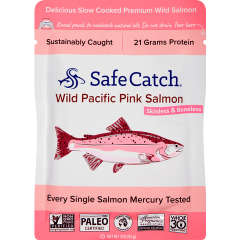 Safe Catch Wild Alaska Pink Salmon - 3 Ounce