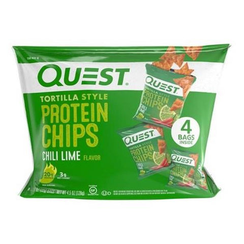 Quest Protein Chips Chili Lime Tortilla Style - 4.5 Ounce