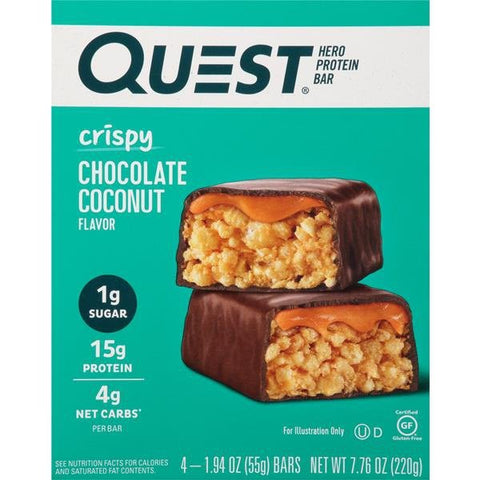 Quest Hero Protein Bar, Chocolate Coconut - 7.76 Ounce