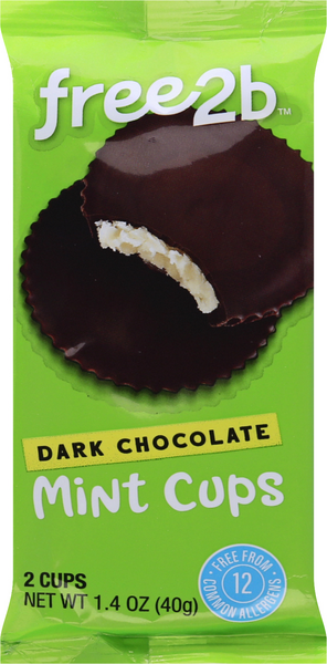 Sun Cups Dark Chocolate Mint 2 Count - 1.4 Ounce