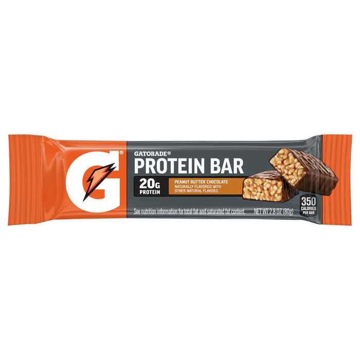 Gatorade Recover Peanut Butter Chocolate Whey Protein Bar - 2.8 Ounce