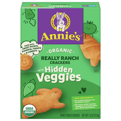 Annie's Organic Really Ranch Crackers with Hidden Veggies