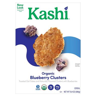 Kashi Organic Blueberry Clusters Toasated Oat Flakes Cereal