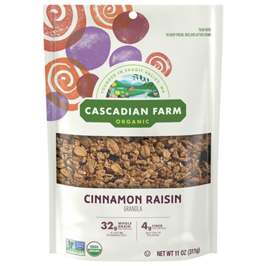 Cascadian Farm Organic Cinnamon Raisin Granola