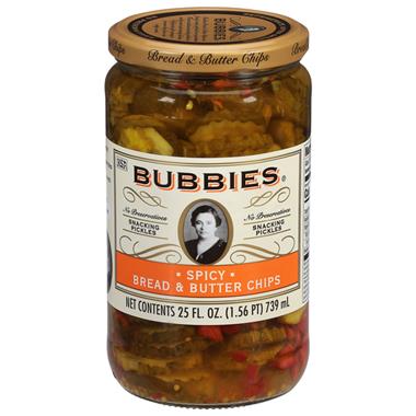 Bubbies Bread & Butter Pickle Chips, Spicy