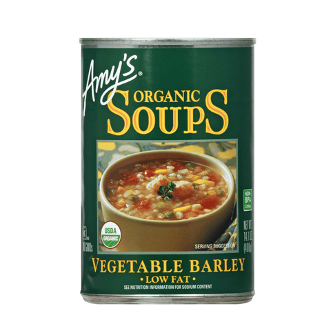 Amy's Soups, Low Fat, Organic, Vegetable Barley - 14.1 Ounce