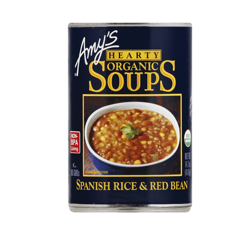 Amy's Organic Soups Hearty Spanish Rice & Red Bean - 14.7 Ounce