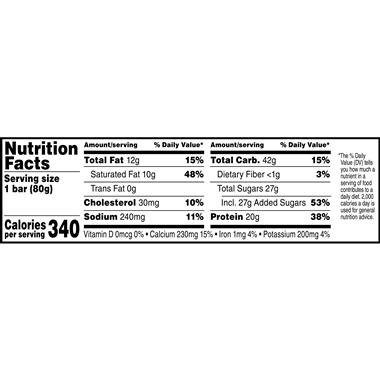 Gatorade Recover Mint Chocolate Crunch Whey Protein Bar - 2.8 Ounce
