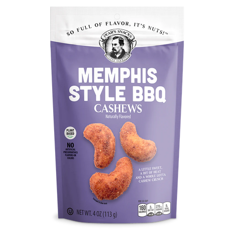 Pear's Snacks Cashews, Memphis Style BBQ