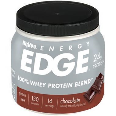 Hy-Vee Energy Edge Chocolate 100% Whey Protein Blend