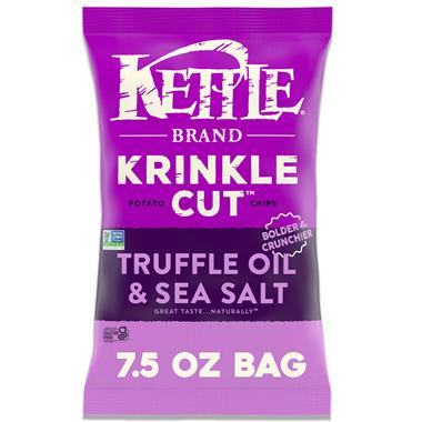 Kettle Brand Krinkle Cut Potato Chips, Truffle Oil & Sea Salt