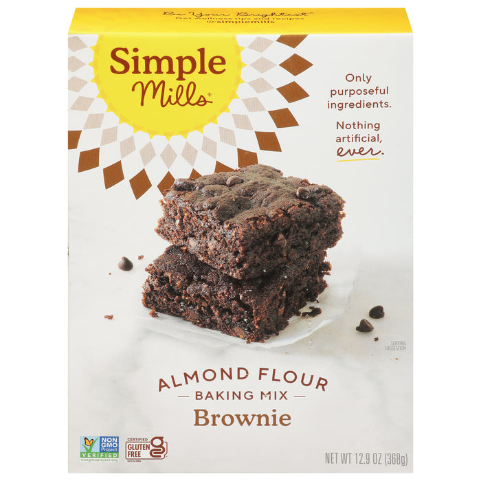 Simple Mills Brownie Almond Flour Mix - 12.9 Ounce