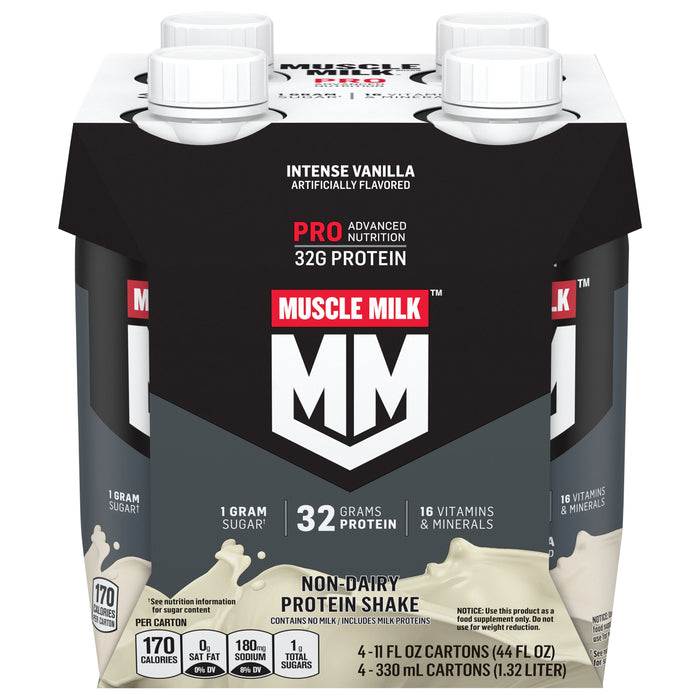 Muscle Milk Pro Series 32 Mega Protein Shake Intense Vanilla - 44 Ounce
