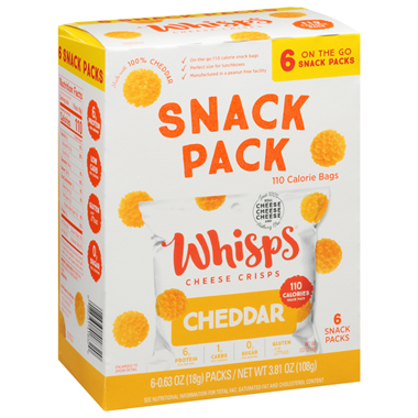 Whisps, Cheddar Cheese Crisps