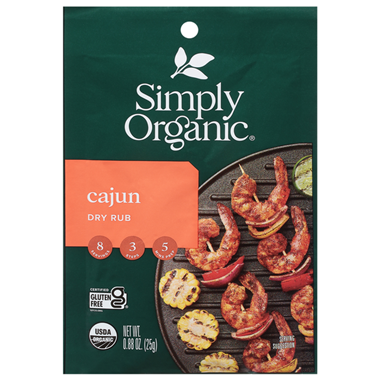 Simply Organic Dry Rub, Cajun
