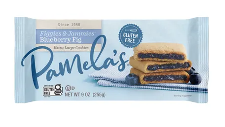 Pamela's Gluten Free Figgies & Jammies Extra Large Cookies Blueberry & Fig
