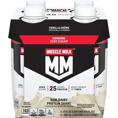 Muscle Milk Protein Nutrition Shake Vanilla Creme - 44 Ounce