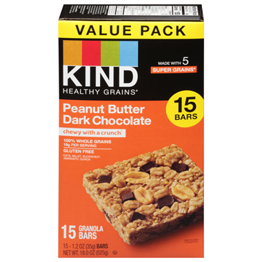Kind Granola Bars, Peanut Butter Dark Chocolate, Value Pack