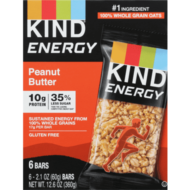 KIND Energy Bars, Peanut Butter