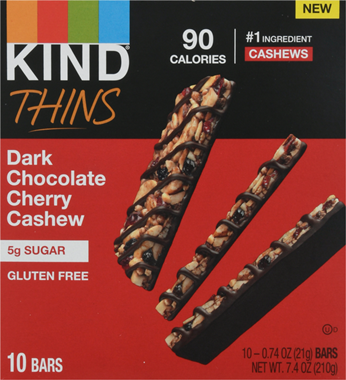 KIND Thins, Dark Chocolate Cherry Cashew