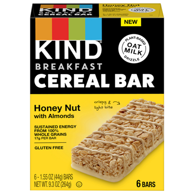 KIND Cereal Bar, Honey Nut with Almonds