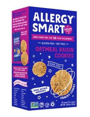 Allergy Smart Oatmeal Raisin Cookies