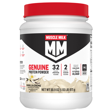 Muscle Milk Genuine Vanilla Creme Protein Powder - 30.9 Ounce