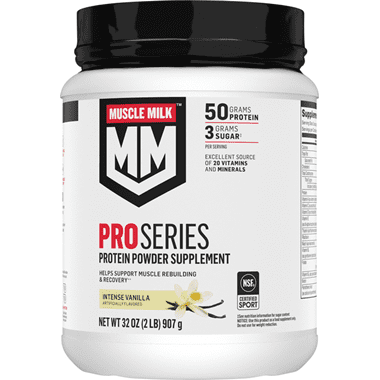 Muscle Milk Pro Series 50 Intense Vanilla Protein Powder