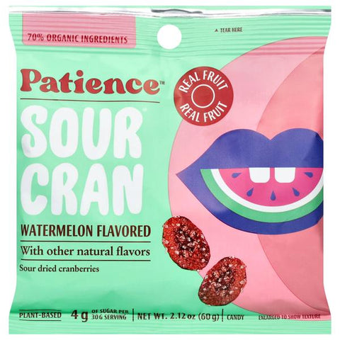 Patience Fruit & Co. Sour Cranberries, Watermelon