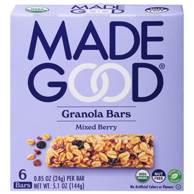 Made Good Mixed Berry Granola Bars - 5.1 Ounce