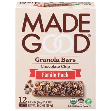 Made Good Chocolate Chip Granola Bars Family Pack