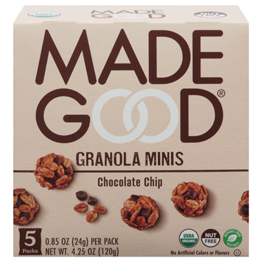 Made Good Granola Minis, Organic, Chocolate Chip