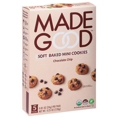 Made Good Soft Baked Mini Cookies, Chocolate Chip - 4.25 Ounce