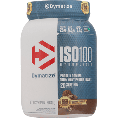 Dymatize ISO 100 Protein Powder, Gourmet Chocolate