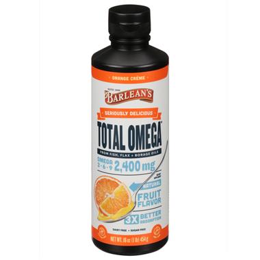 Barlean's Seriously Delicious, Total Omega Orange Creme