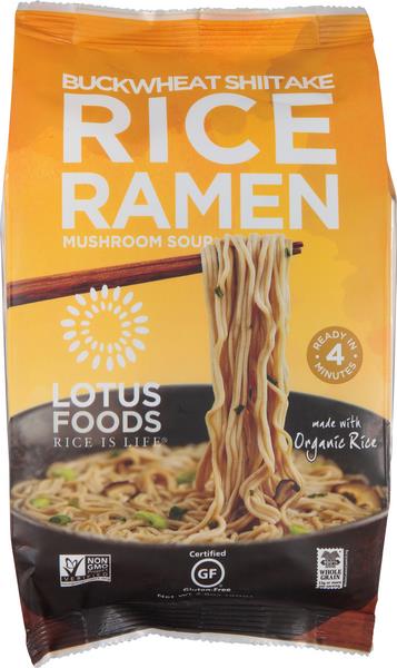 Lotus Foods Gluten Free Buckwheat Shitake Mushroom Soup Ramen