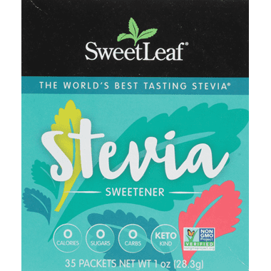 SweetLeaf 100% Natural Stevia Sweetener