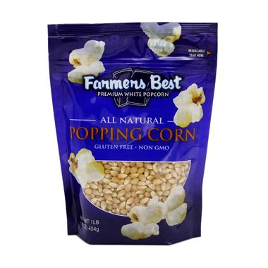 Farmers Best Premium White Popcorn All Natural Popping Corn
