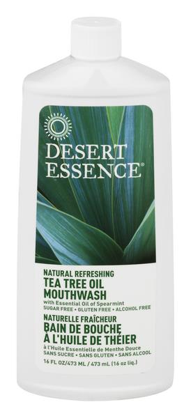 Desert Essence Tea Tree Mouthwash, Spearmint