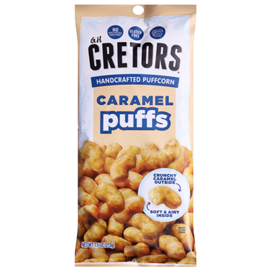 Cretors Puffs, Caramel