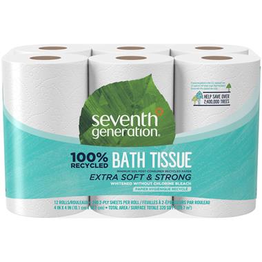 Seventh Generation 100% Recycled Bathroom Tissue, 2-Ply