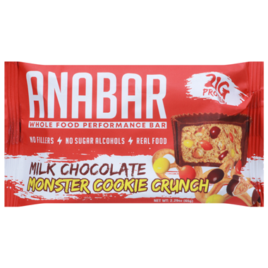 Anabar Performance Bar, Milk Chocolate Monster Cookie Crunch